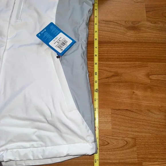 Columbia Ava Alpine II Insulated Waterproof Women Sz M Ski Jacket White Grey New - Picture 11 of 15